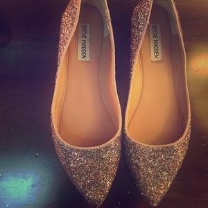 Steve Madden Glitter Flats